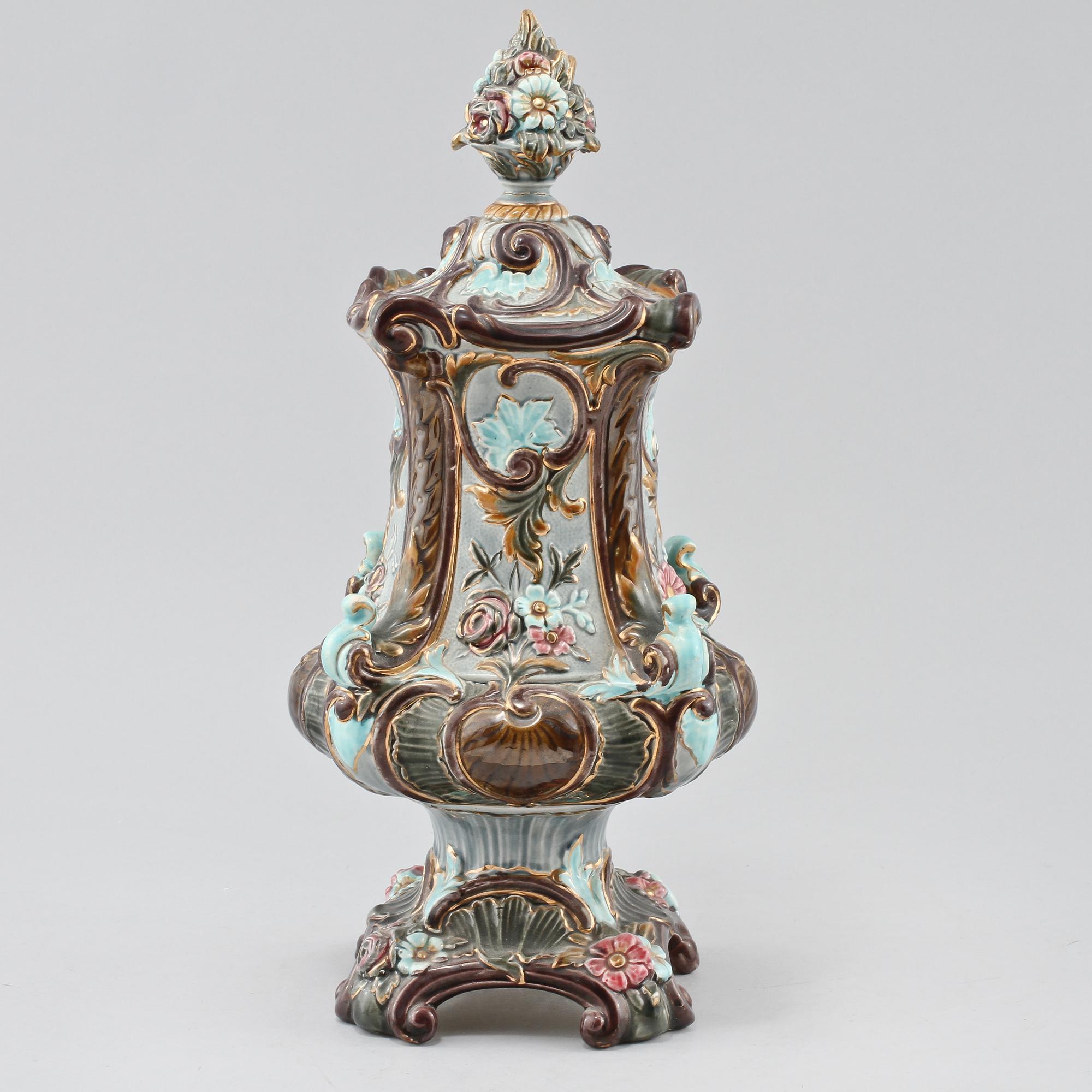 LOCKURNA, porslin, Rörstrand, sekelskiftet 1800/1900.