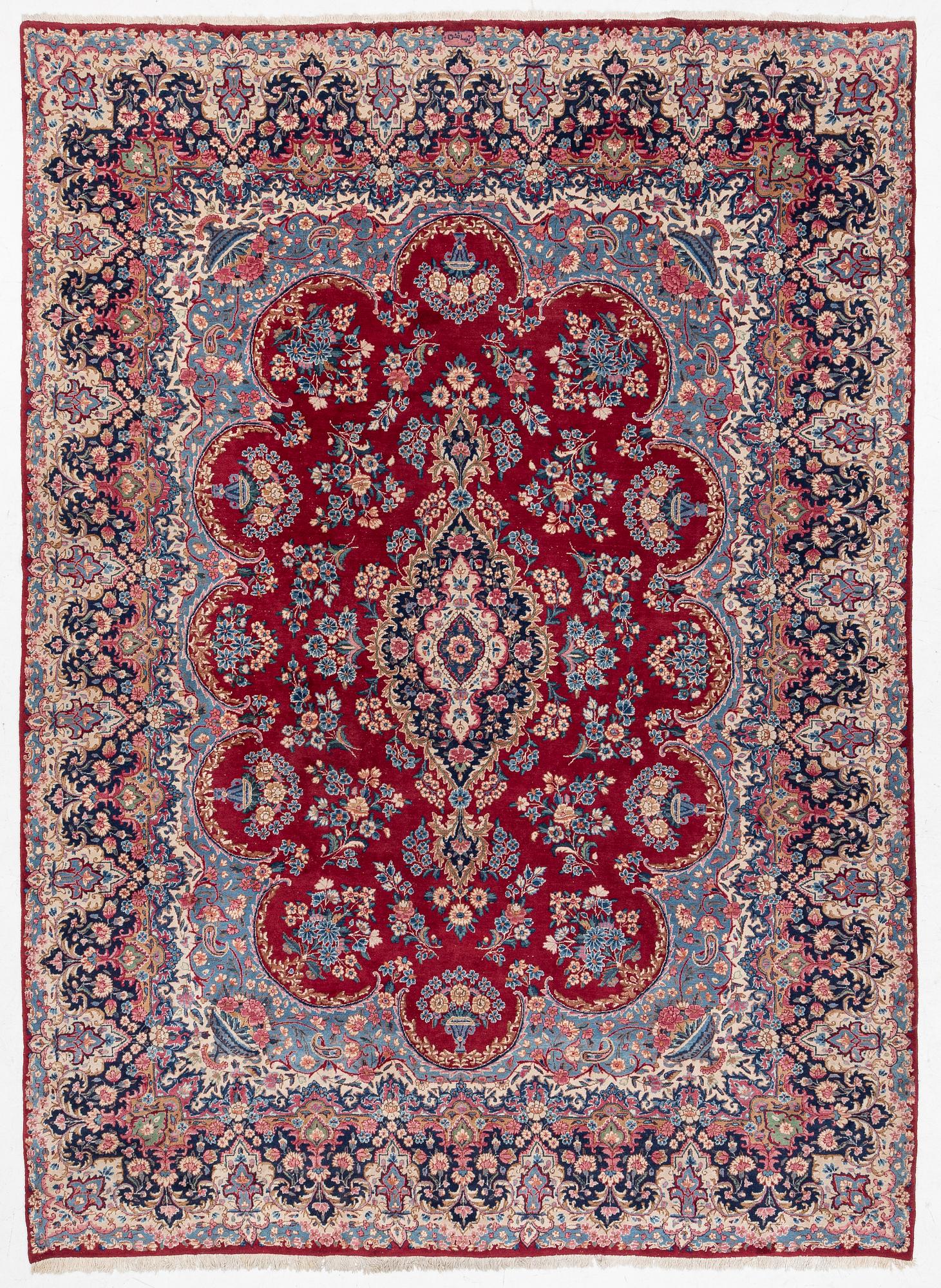 Carpet, Kirman, approx. 420 x 300 cm.