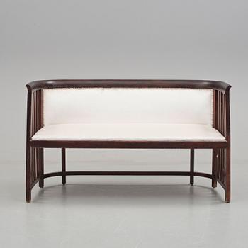 A sofa by Josef Hoffmann, probably. Vienna, early 20th century.