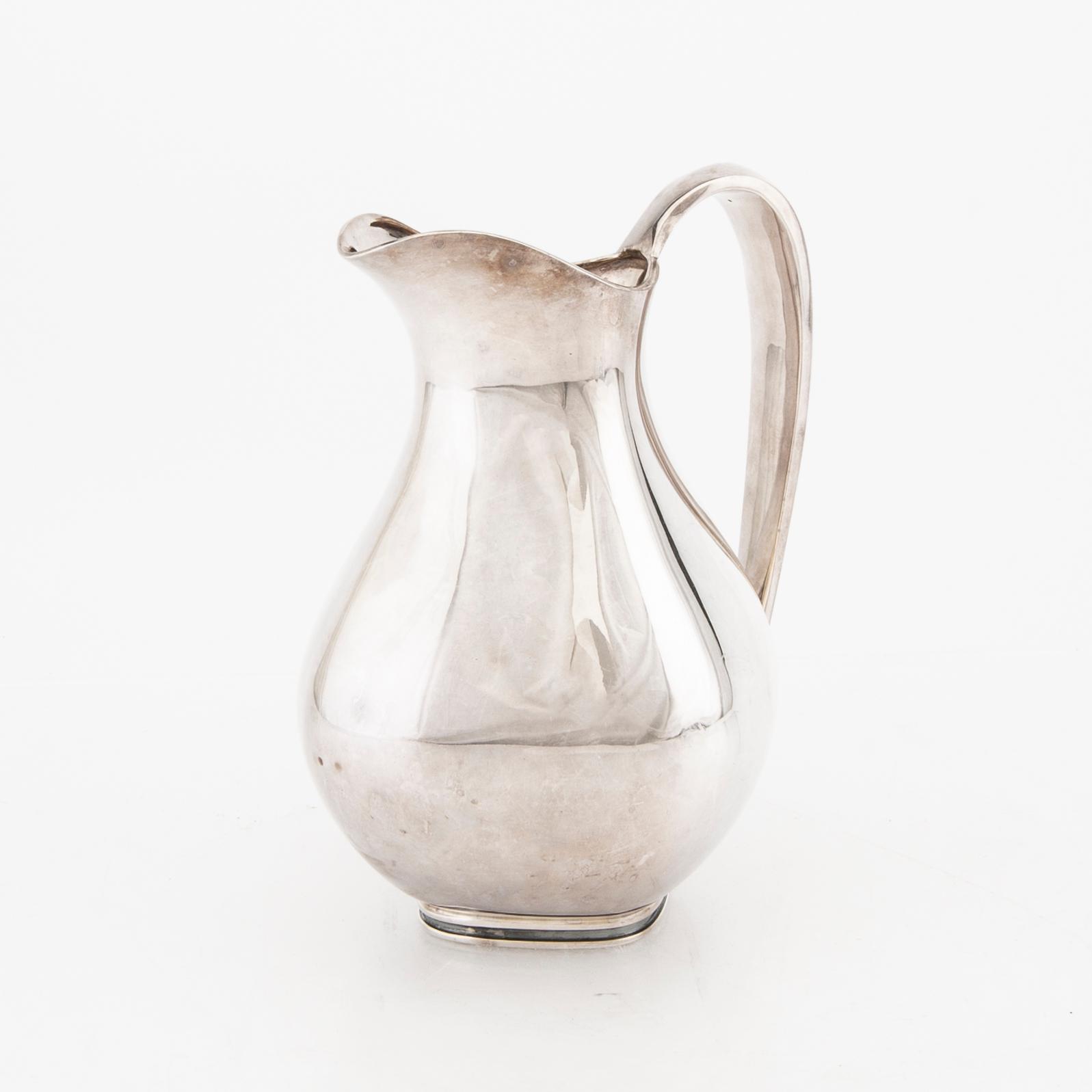 Kanna silver svenska importstämplar 1900-talets mitt.