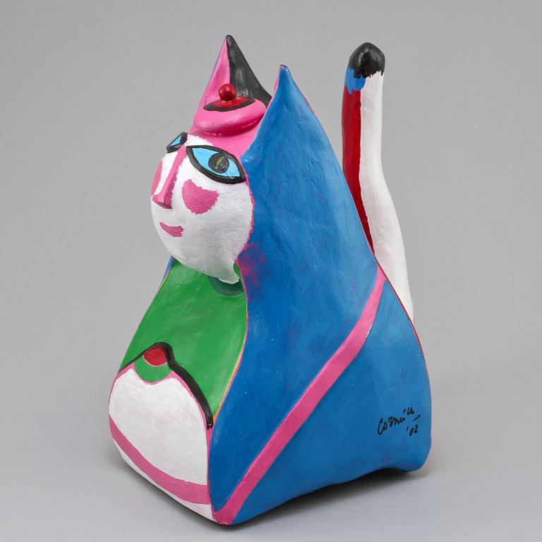 BEVERLOO CORNEILLE, skulptur, gips, signerad, daterad 2002 samt numrerad 65/99.