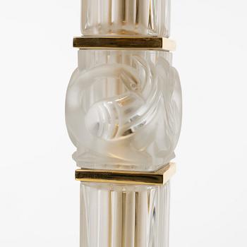 Lalique, 'Josephine' pattern lamp, France, 20th century.