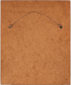Einar Jolin, blyertsteckning, porträtt av Estrid Ericson, signerad 1932, ram av tenn, Firma Svenskt Tenn, proveniens Estrid Ericson.