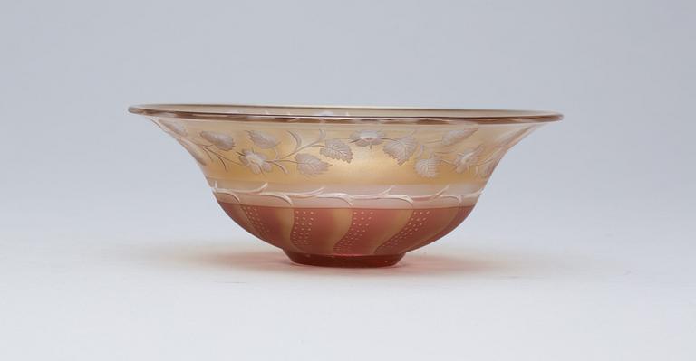 SKÅL, glas, Eva Englund. Orrefors.