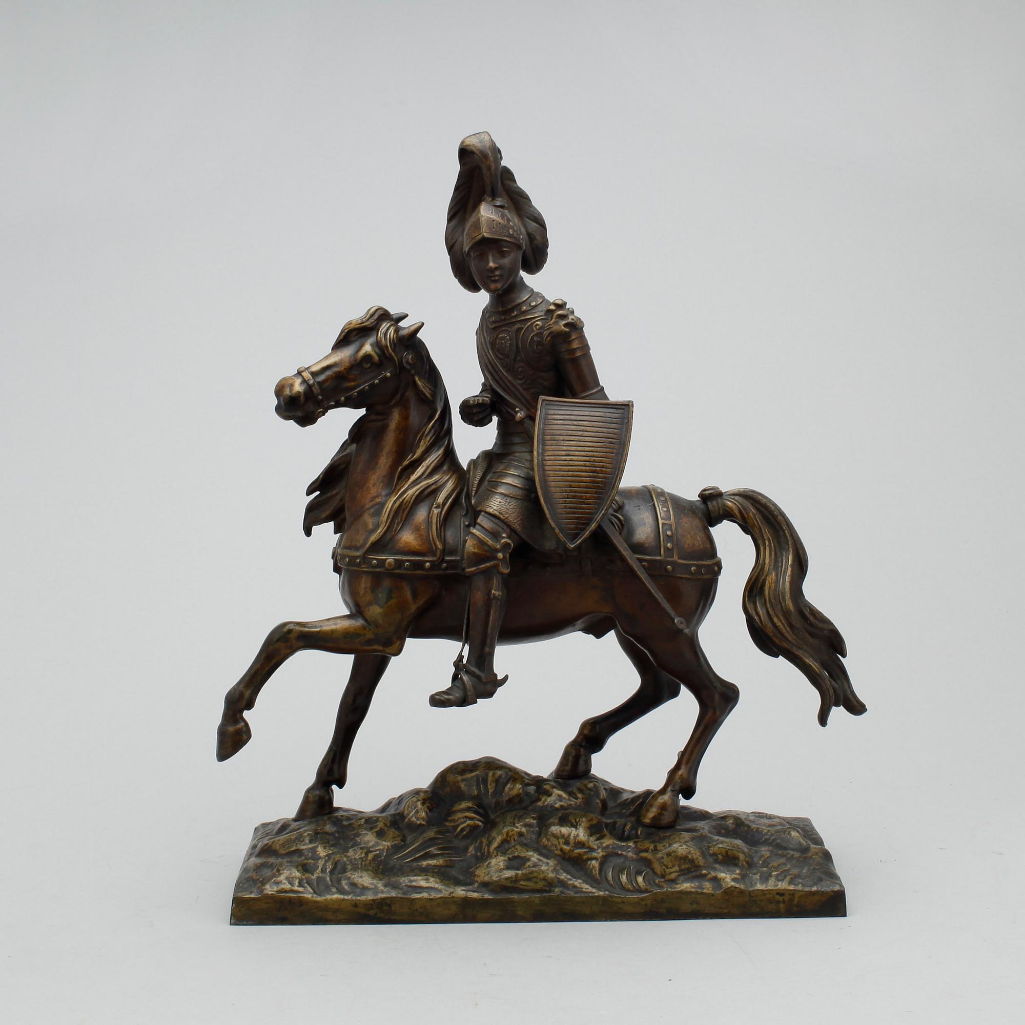 SKULPTUR, brons, 1800-talets andra hälft.