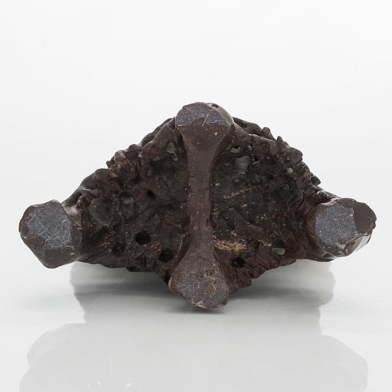 A soapstone sculpture, China, 20th century.