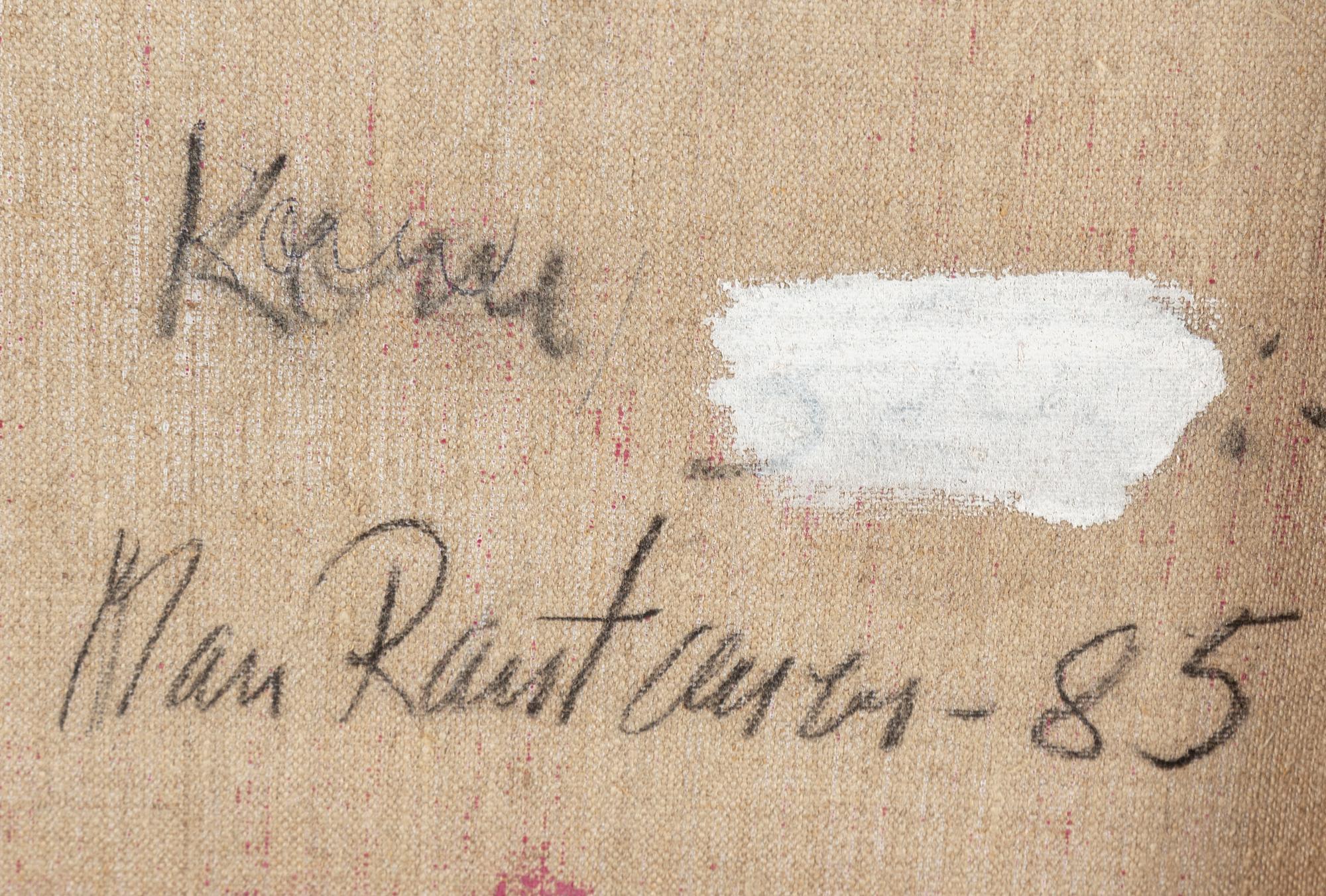 MARI RANTANEN, oil on canvas, signed Mari Rantanen and dated -85 on verso.