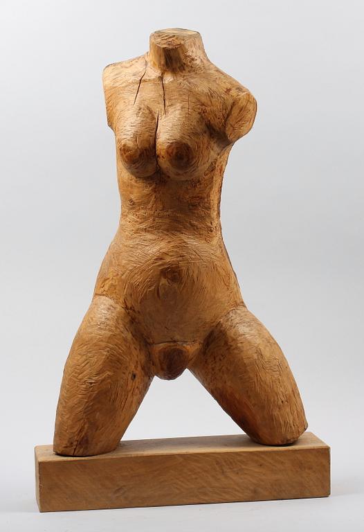 OKÄND KONSTNÄR, träskulptur. Enl. uppgift Adam Jäderås.