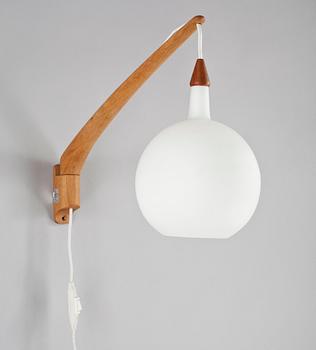 VÄGGLAMPA, Luxus, 1960-tal. Hca24.