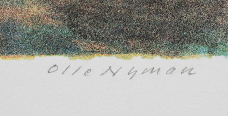 OLLE NYMAN, färglitografi, signerad och numrerad 20/60.