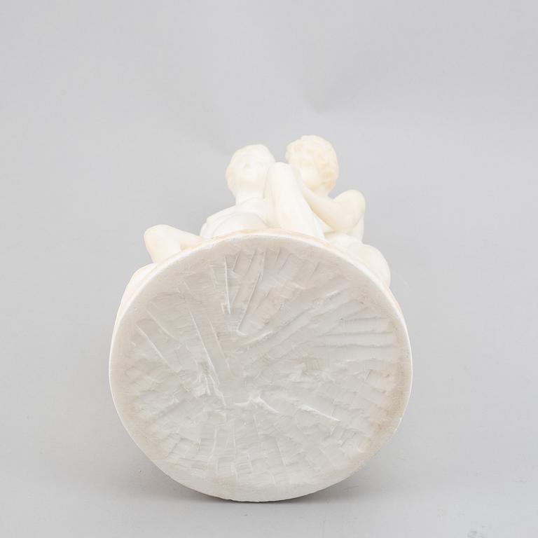 REINHOLD BÖLTZIG, skulptur. Signerad. Marmor, höjd 37 cm.