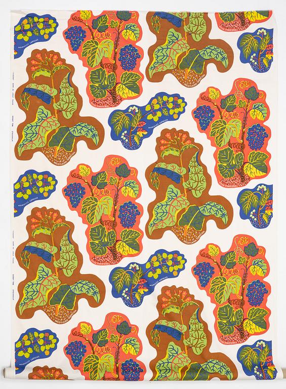 Josef Frank, textil, "Poisons", Firma Svenskt Tenn.