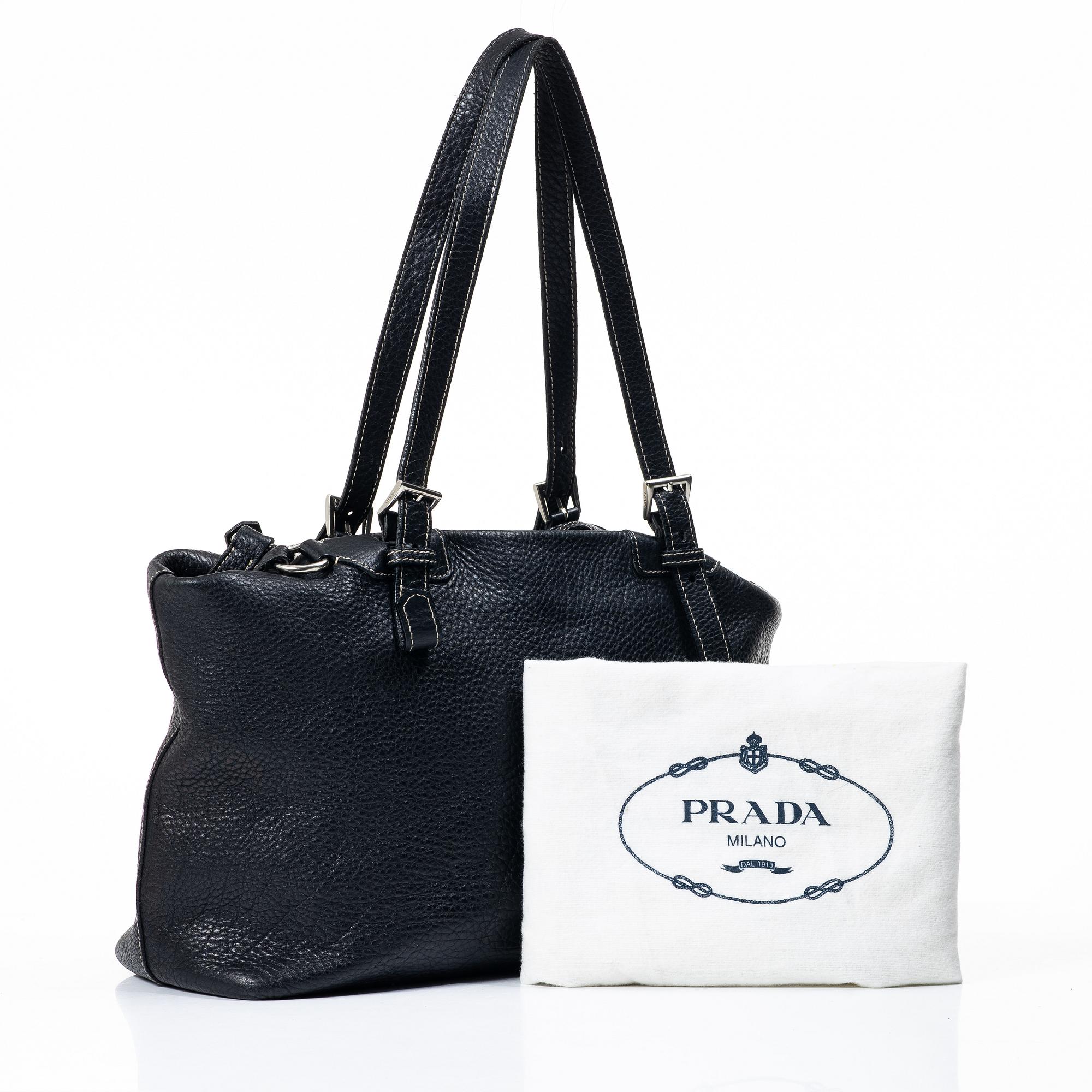 Prada, tote bag.