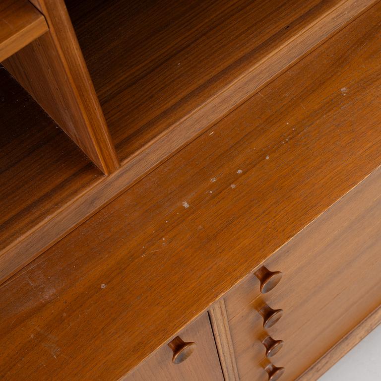 Yngvar Sandström, Bookcase/shelving system, 3 pieces, Seffle Möbelfabrik, second half of the 20th century.