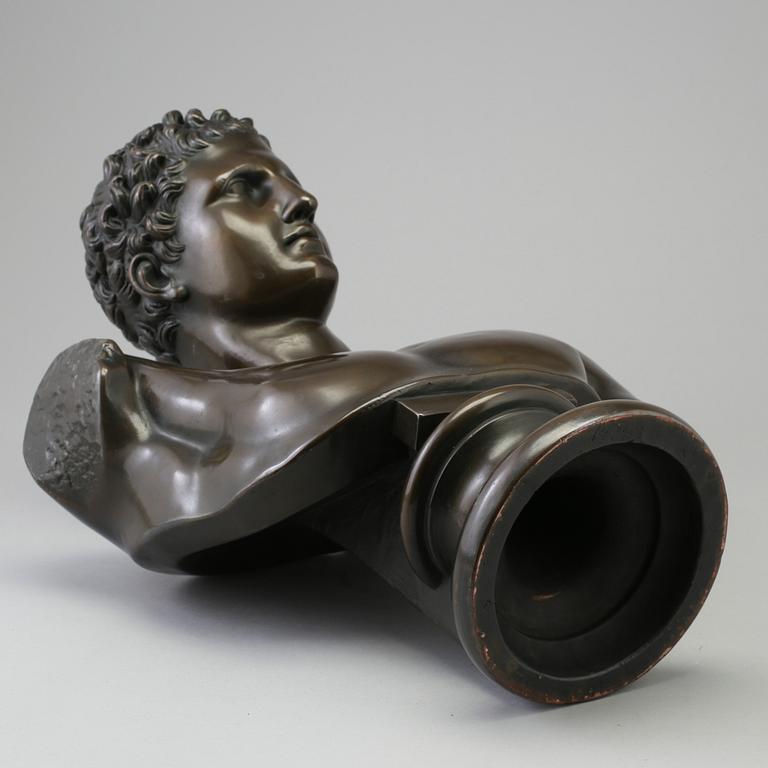 A mid 20th century bronze sculpture.