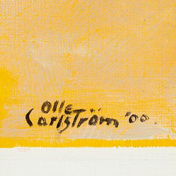 Olle Carlström, oil on canvas, signed and dated -00.
