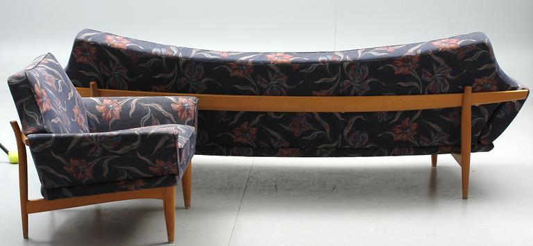 SOFFA samt FÅTÖLJ, Trensum, 1900-talets andra hälft.