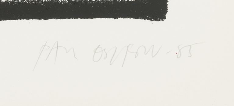 Paul Osipow, litografi, signerad och daterad -85, numrerad 6/10 EA.