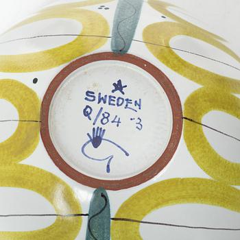 Stig Lindberg, a faience bowl, Gustavsbergs studio.