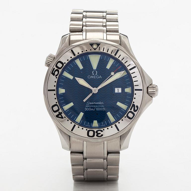 Omega, Seamaster Professional, "Electric Blue", wristwatch, 41 mm.