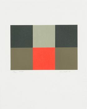 Juhana Blomstedt, serigrafia, signeerattu ja päivätty -95, numeroitu 128/200.