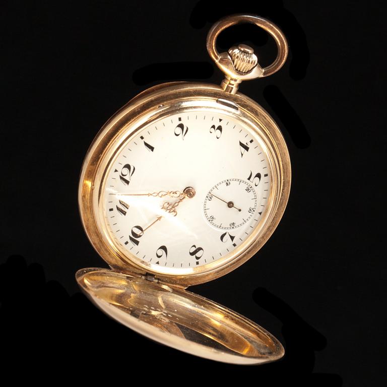 FICKUR, guld 14k. Total vikt ca 96 g.