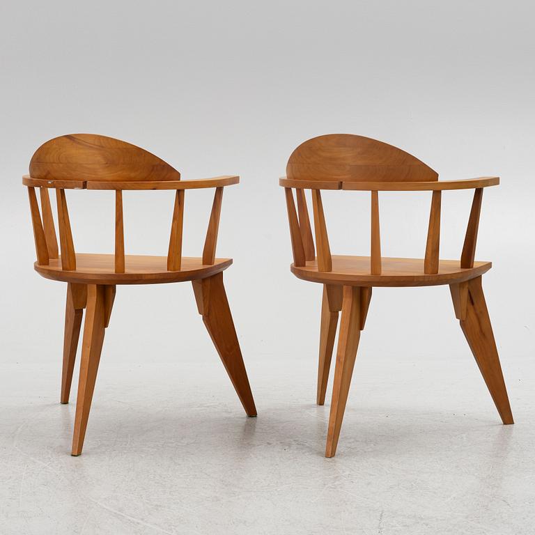 John Kandell, armchairs, a pair, "Värmlandsstolen", Källemo.