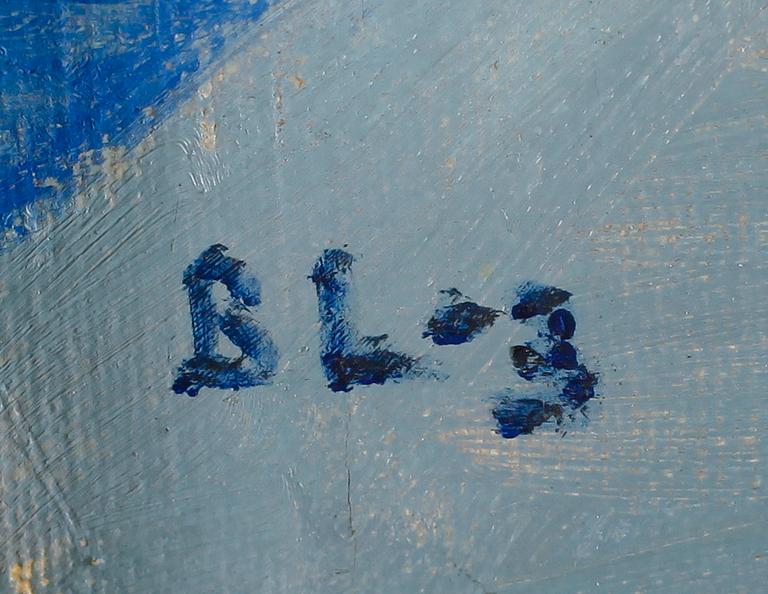 BIRGER LINDBERG, olja på duk, monogramsignerad BL-3.