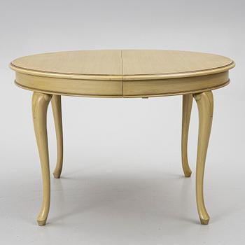 Dining group, 7 pieces. Rococo style, second half of the 20th century.
