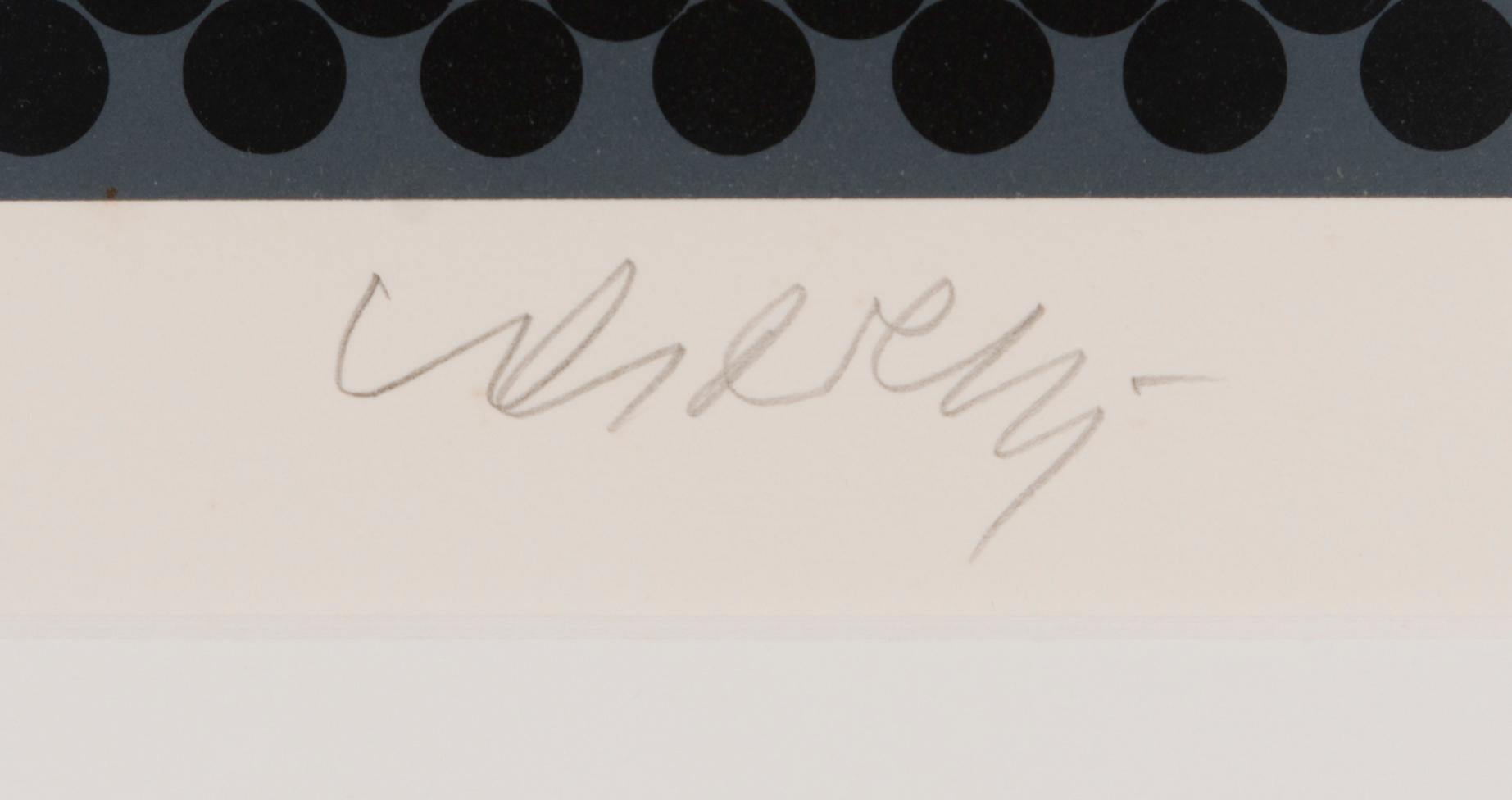 VICTOR VASARELY, värilitografia, signeerattu ja numeroitu 184/250.