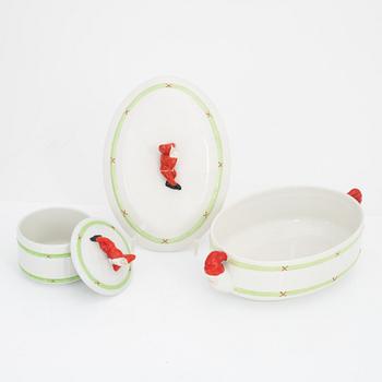 A 6-piece 'God Jul' porcelain service from Gustavsberg.