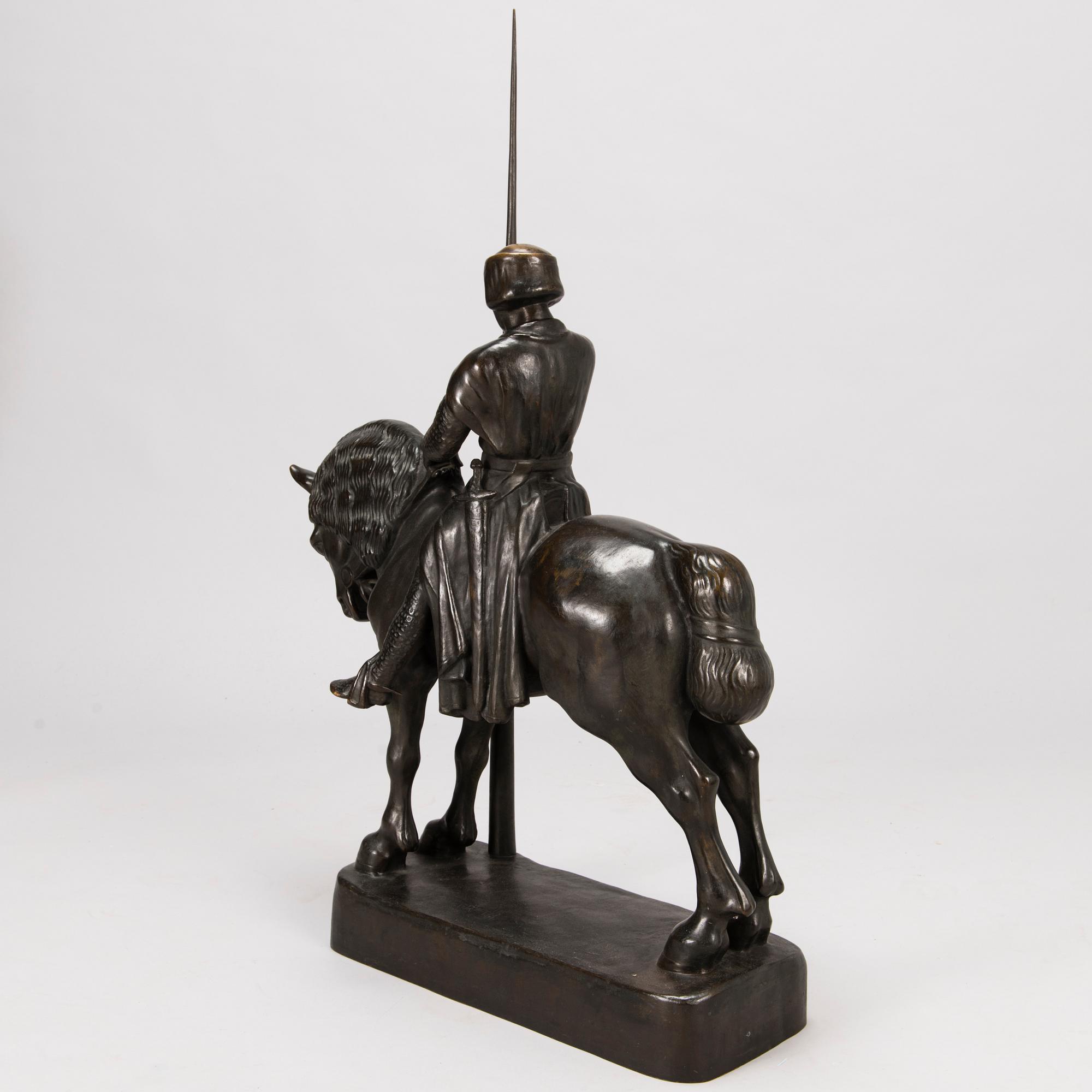 ANTON GRATH, A bronze sculpture, signed, 1930s.