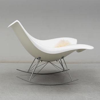 A plastic rocking chair "Stingray" designed by Thomas Pedersen for Fredrica, 21st Century.