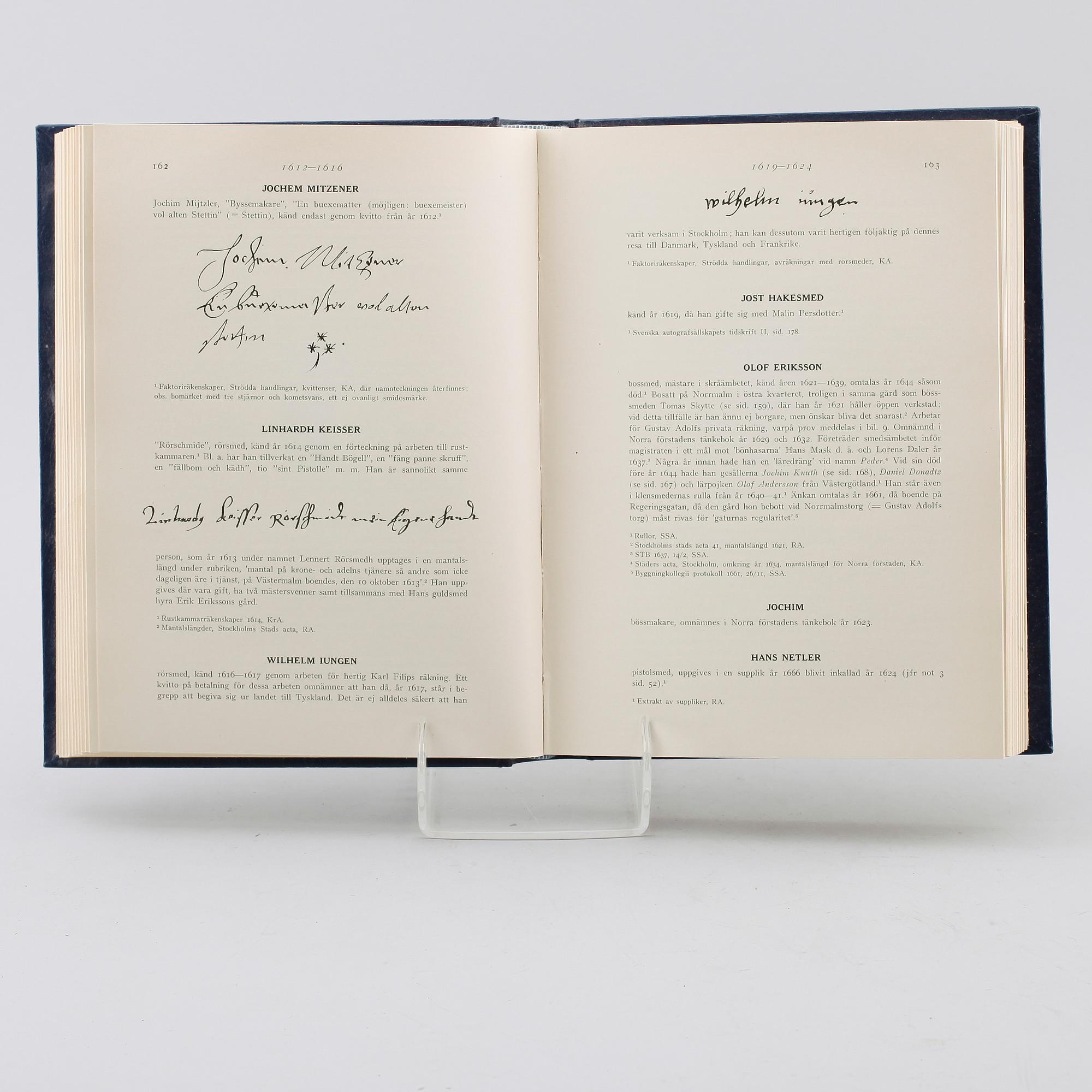 BOK: Stockholms Bössmakare, Åke Meyerson, Stockholm 1936.