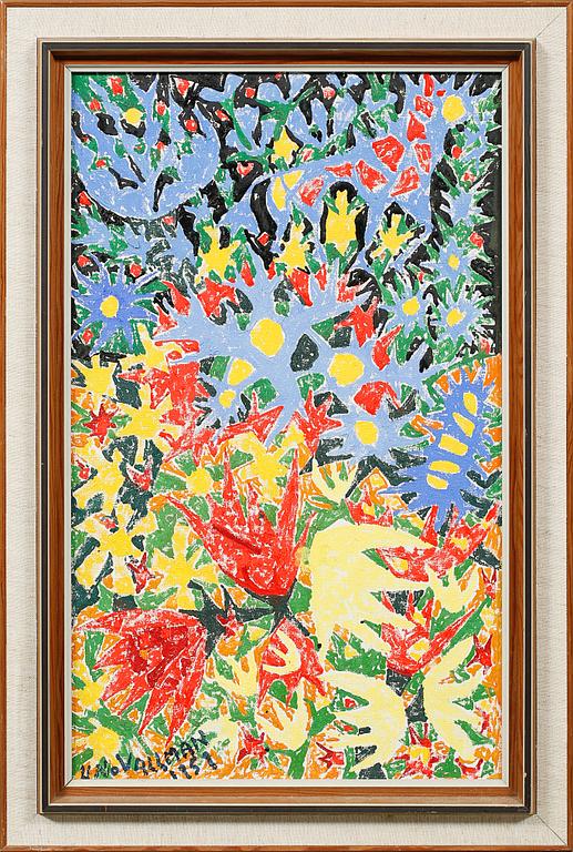 UNO VALLMAN, olja på duk, signerad, daterad 1959.