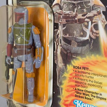 STAR WARS, Boba Fett 21 back-B, Kenner 1979.