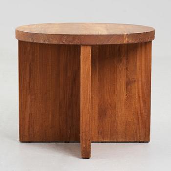 Axel Einar Hjorth, a "Lovö" stained pine table, Nordiska Kompaniet, Sweden 1930's.