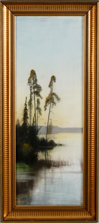 CARL BRANDT, pastell, sign.