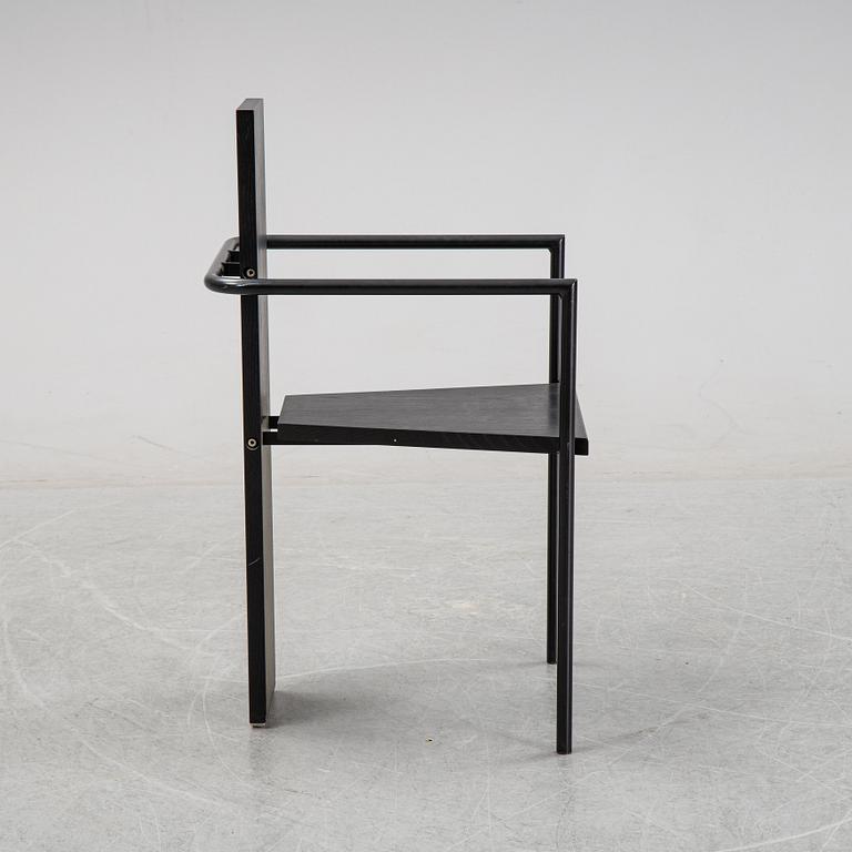 A 'Concrete' armchair by Jonas Bohlin for Källemo, designed 1980.