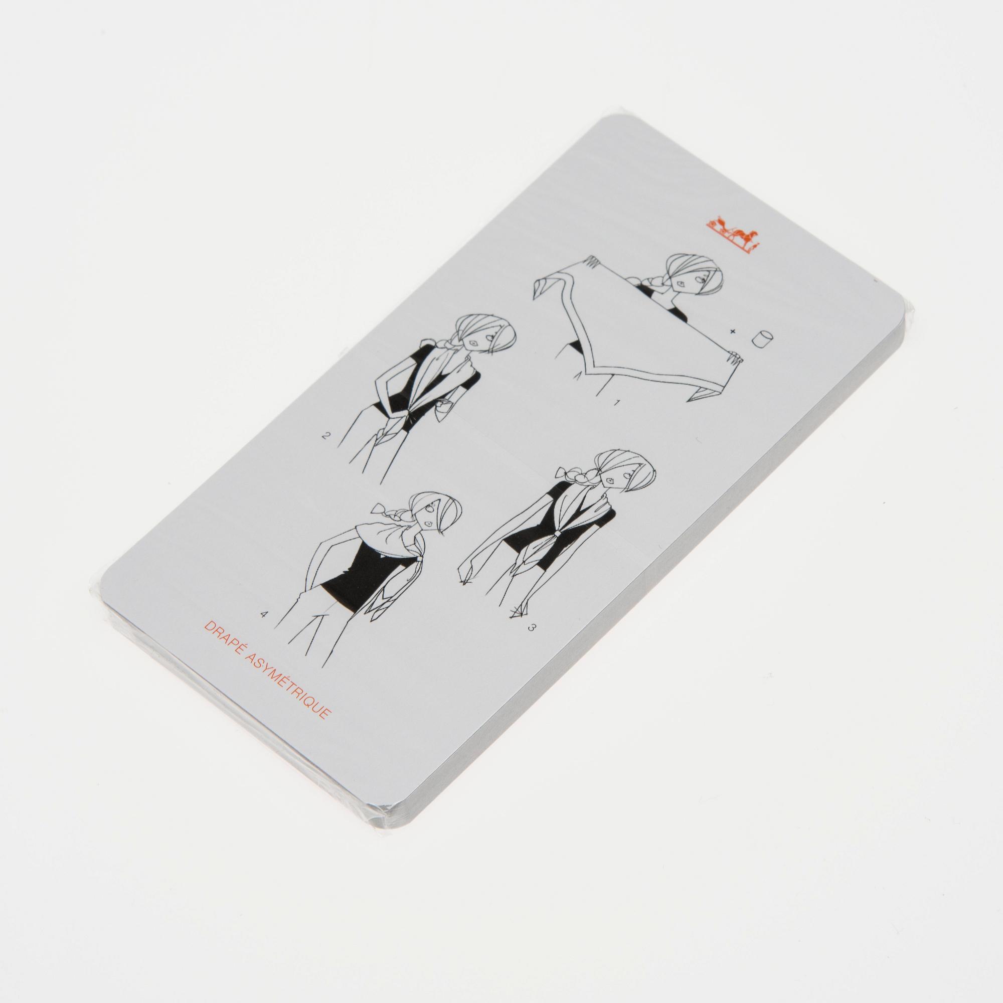 KNOTTING CARDS, "Cartes à Nouer", Hermès.