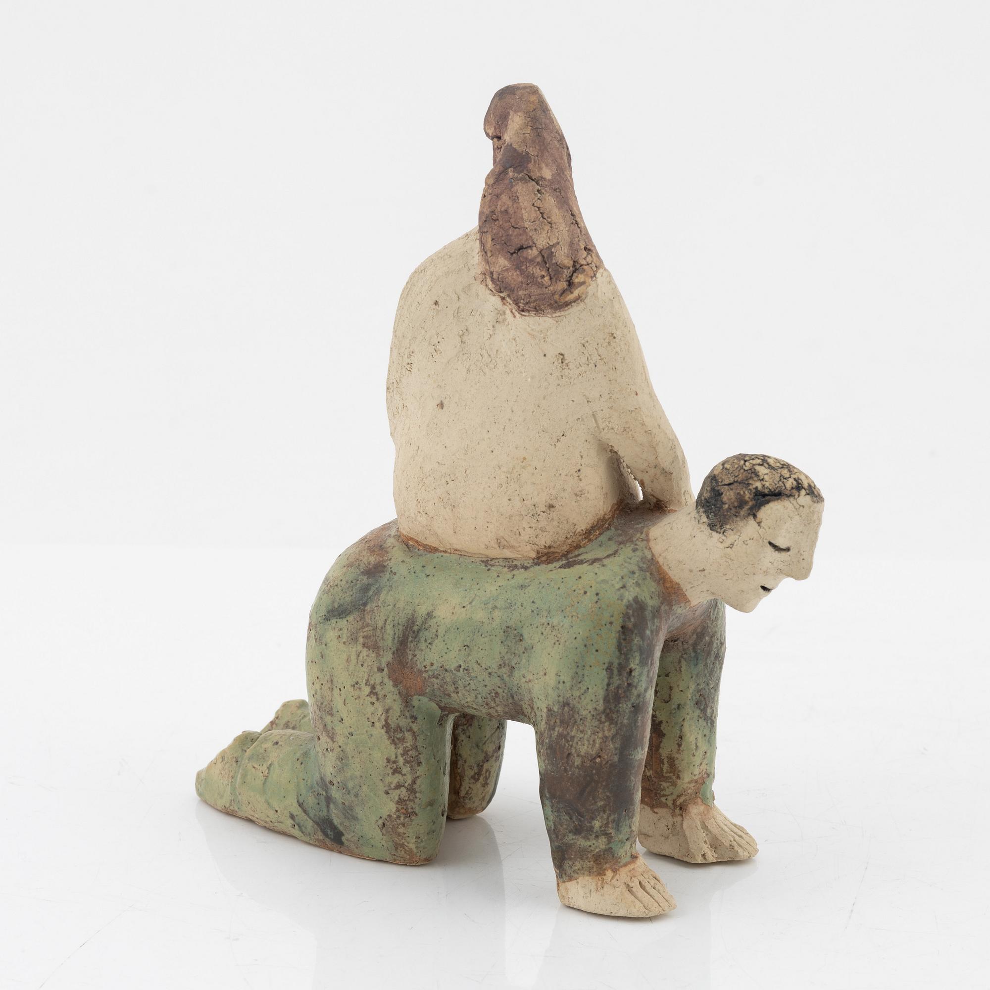 Lisa Larson, a unique stoneware sculpture.