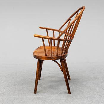 UNO ÅHRÉN, a beech chair from Gemla, 1930's.