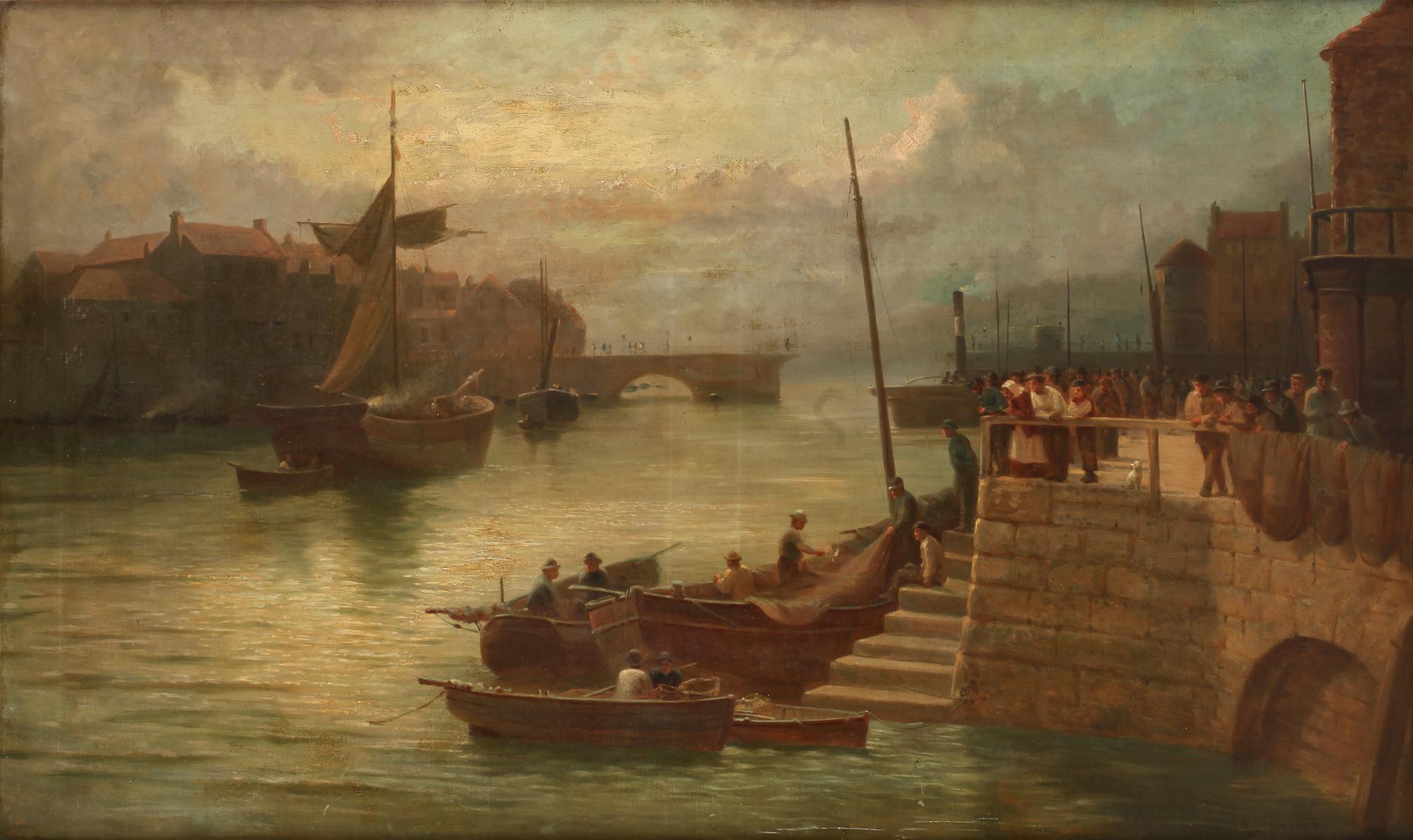 GUSTAVE L TOURRIER, tillskriven, olja på duk, signerad.