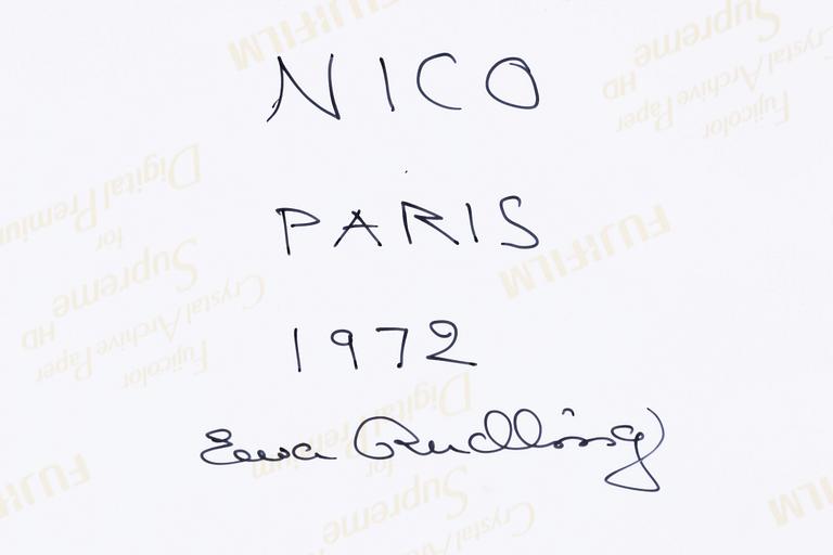 Ewa Rudling, "Nico, Paris 1972".