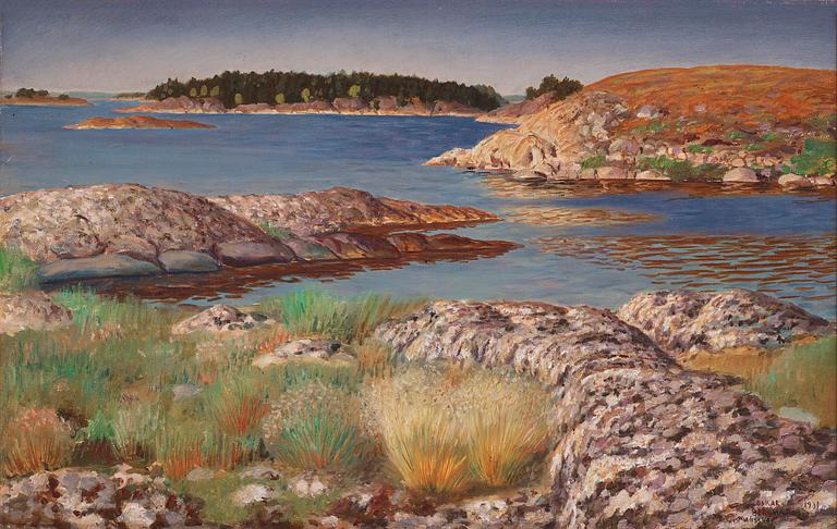 Oskar Bergman, Archipelago landscape.