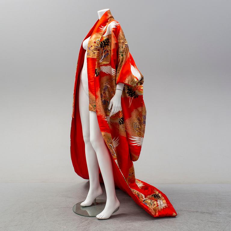 BRÖLLOPSKIMONO, Japan, 1900-tal.