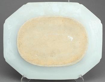 STEKFAT, porslin, Qianlong, Kina 1700-tal.
