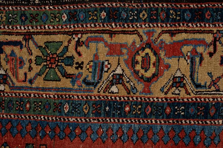 A rug, semi-antique Karadja, ca 216 x 140-144 cm.