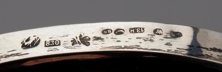 LJUSSTAKAR ett par, Tyskland 1900-tal. Importstämplad G.A. Amberg, Helsingfors 1931.