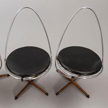 Arne Dahlèn, stolar, 4 st, Dahléns Dalum Fåtölj industri AB, 1950-60-tal.